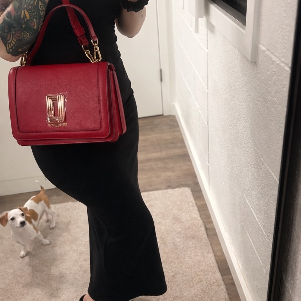 Karl Lagerfeld Vibrant Red Shoulder Bag